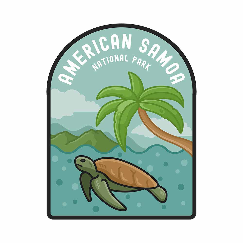 American Samoa National Park Sticker