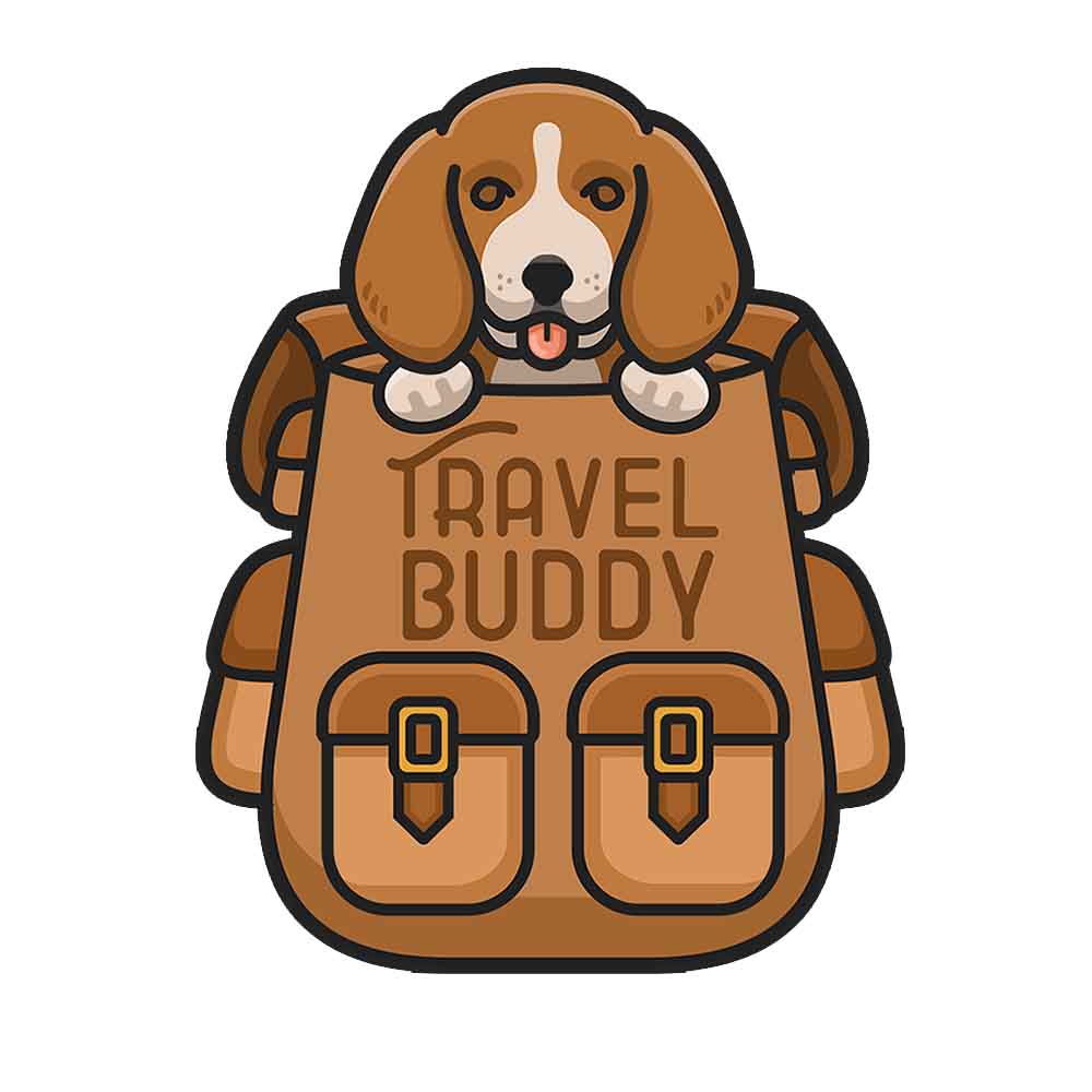 Beagle Travel Buddy Sticker