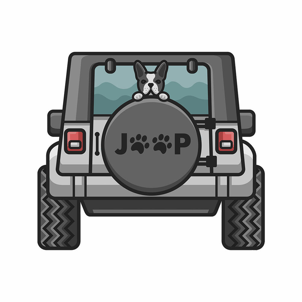 Jeep Dog Stickers
