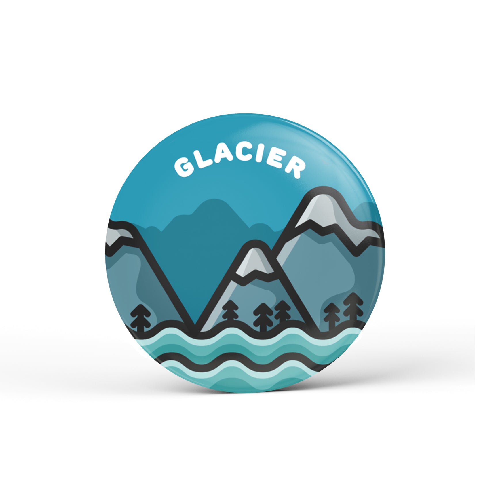 Glacier National Park Button