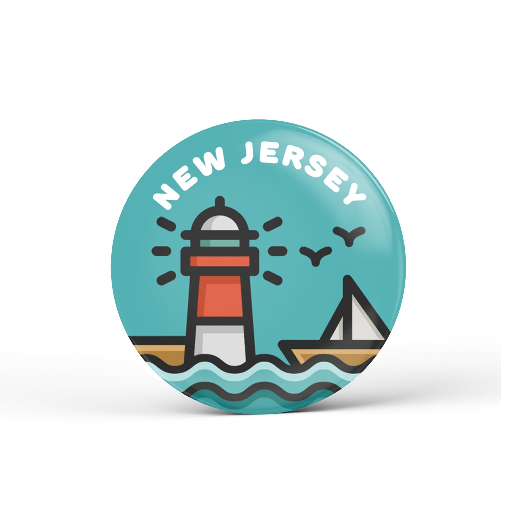 New Jersey Button